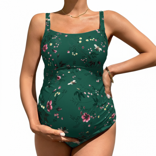 Maillot de bain de maternité imprimé floral