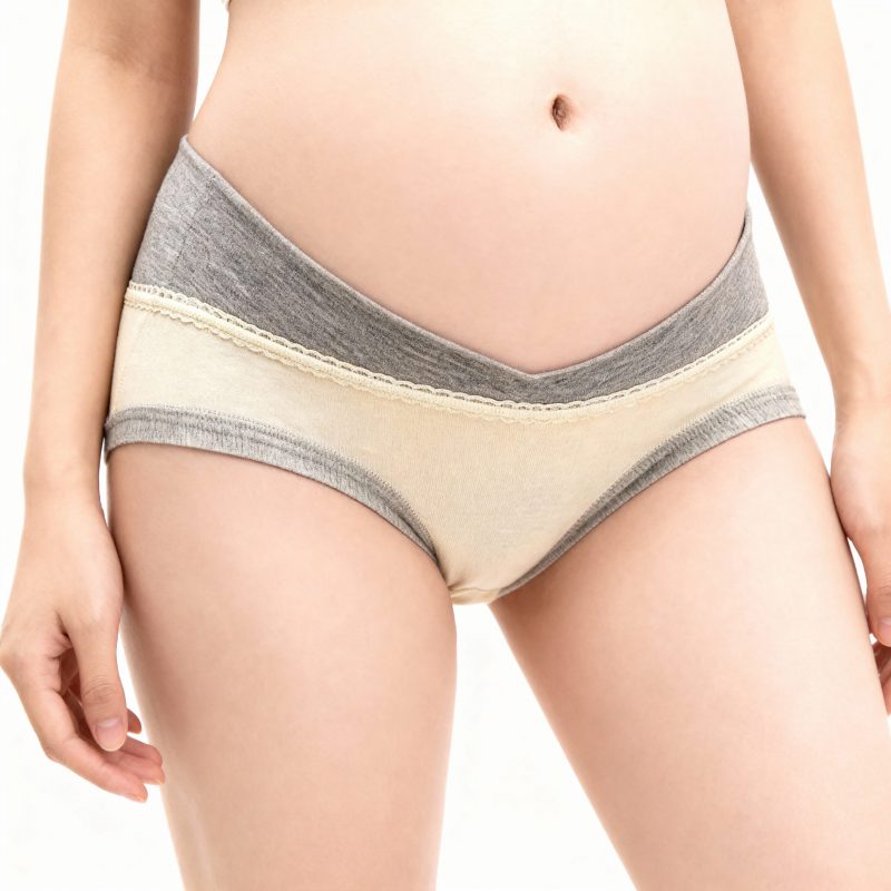 mode7jjj Culotte de grossesse pour femme, taille basse