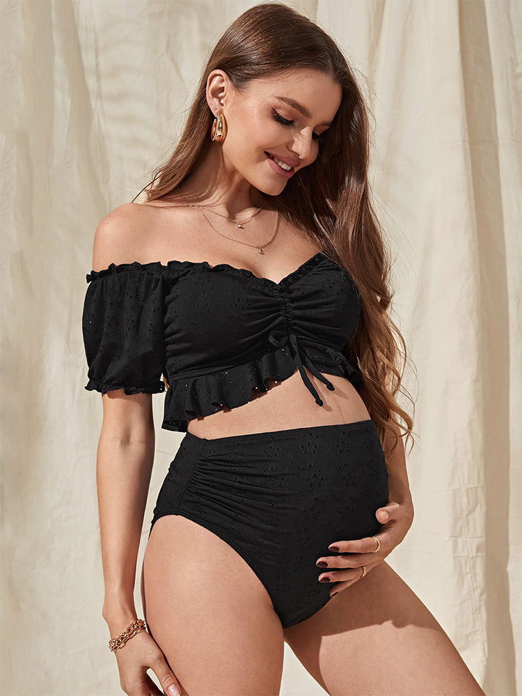 Maillot de bain de maternité deux pièces