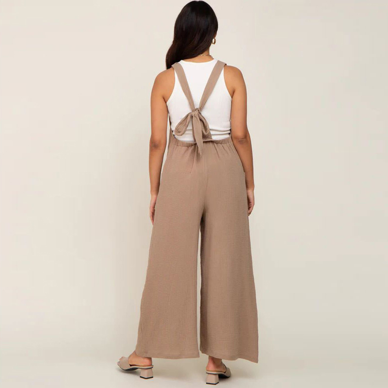 model3b Femmes enceintes salopette jambe large