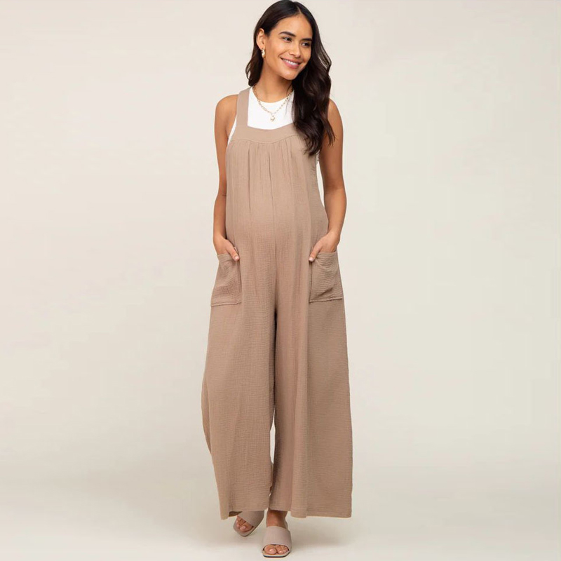 model3mn Femmes enceintes salopette jambe large