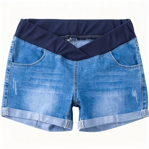 Shorts vêtements d'été taille basse maternité