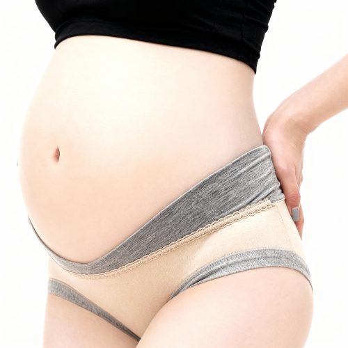 Culotte de grossesse pour femme, taille basse