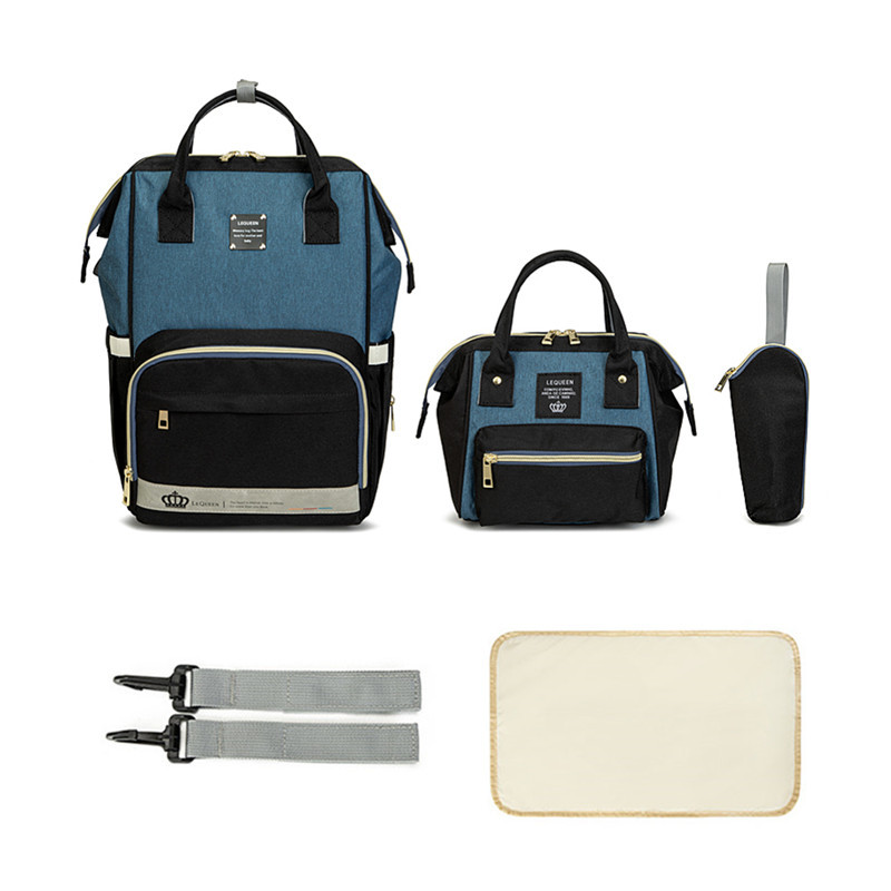 5 pièces en 1 ensemble luxe bébé sac à couches lit