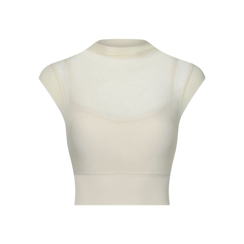 Haut de sport court respirant