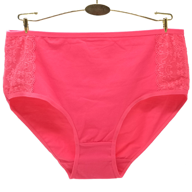 Culotte grande taille en coton et spandex pour femme