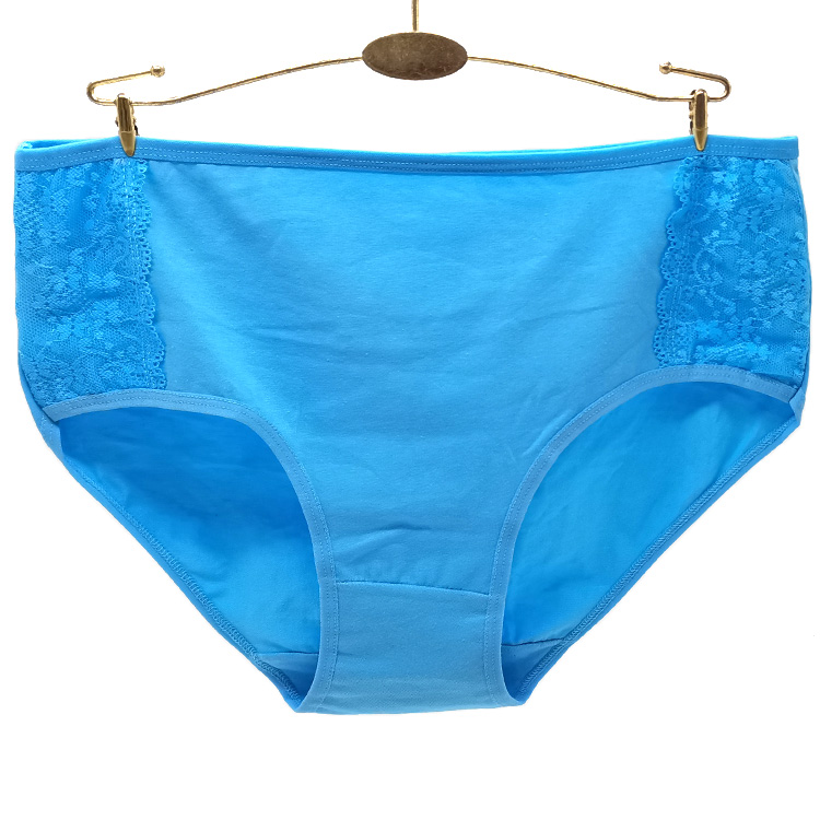 Culotte grande taille en coton et spandex pour femme