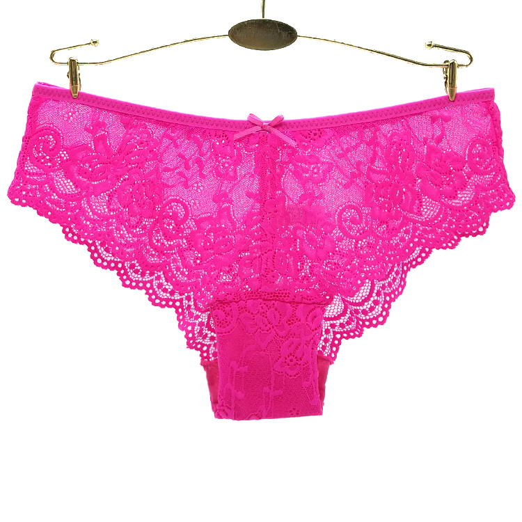 Culotte Sexy en Dentelle Fleurie