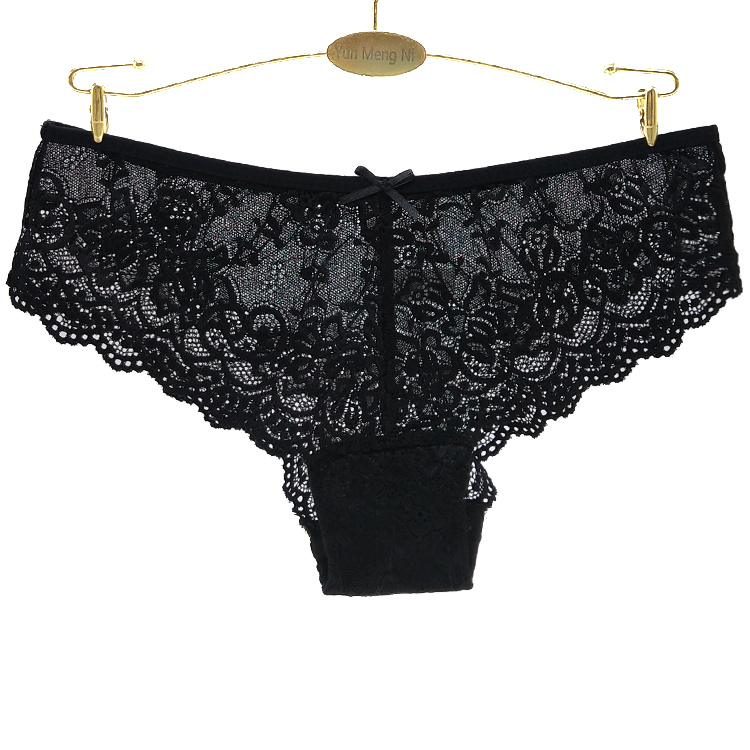 Culotte Sexy en Dentelle Fleurie