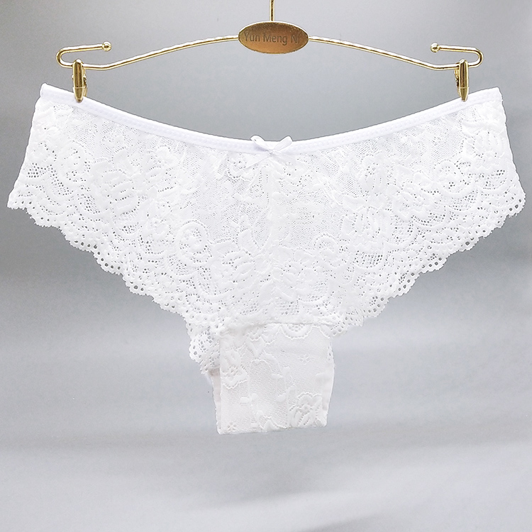 Culotte Sexy en Dentelle Fleurie