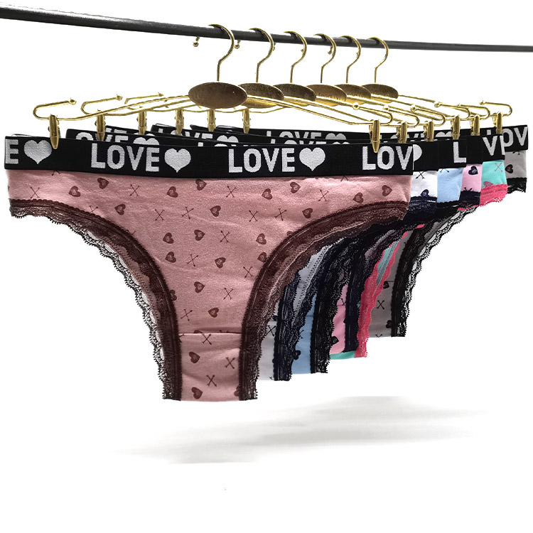 89505 (6) Culotte Bikini Confort Femme en Spandex et Coton