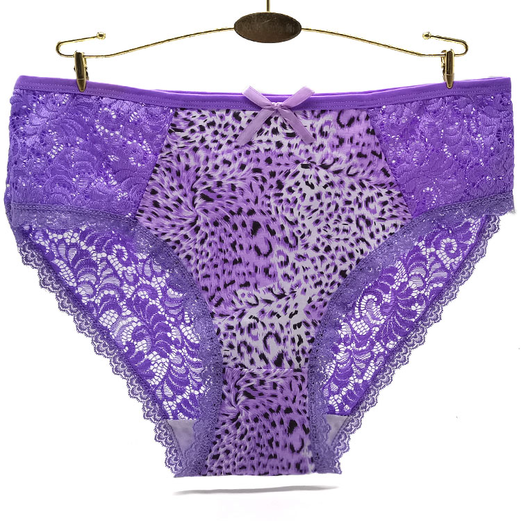 Culotte Sexy Femme Grande Taille en Spandex et Coton