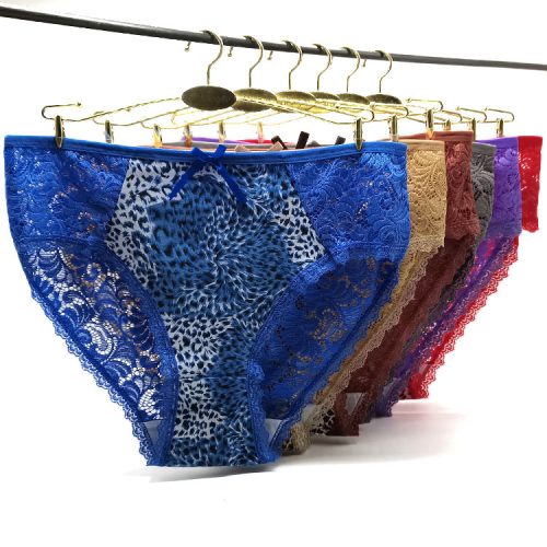 Culotte Sexy Femme Grande Taille en Spandex et Coton