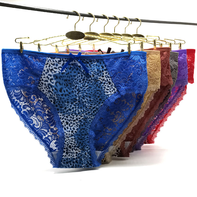 Culotte Sexy Femme Grande Taille en Spandex et Coton