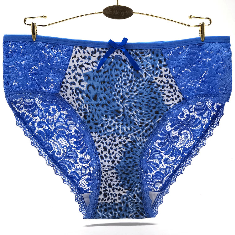 Culotte Sexy Femme Grande Taille en Spandex et Coton