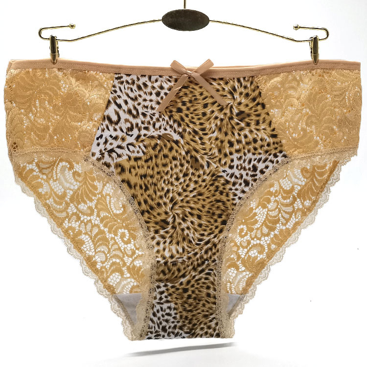 Culotte Sexy Femme Grande Taille en Spandex et Coton