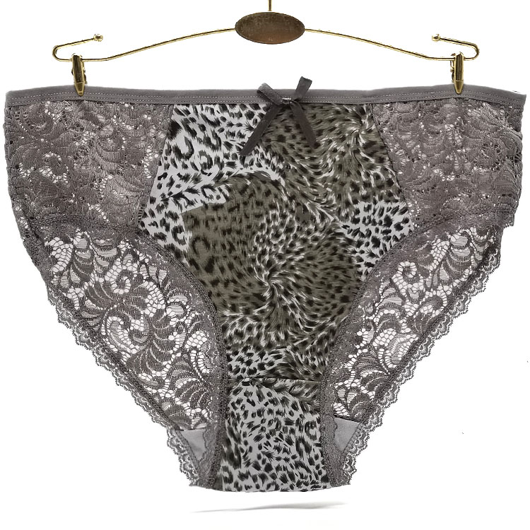 Culotte Sexy Femme Grande Taille en Spandex et Coton