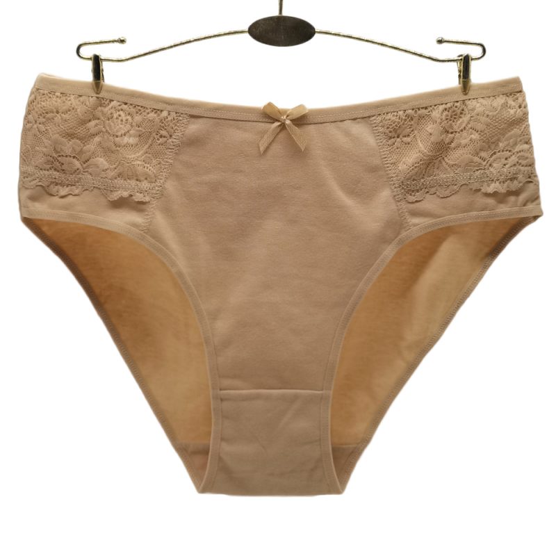 89710 (8) Culotte Femme Grande Taille en Spandex et Coton