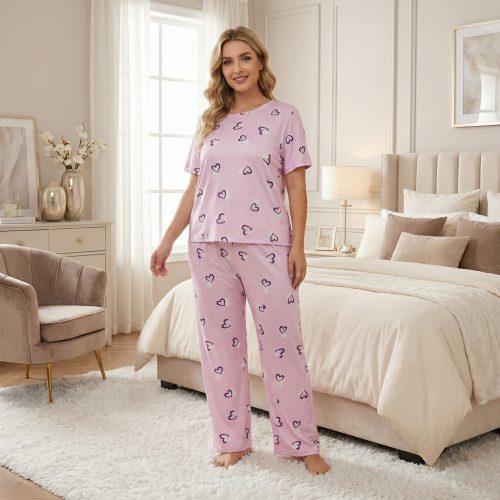 Generated with Kive Ensemble de pyjama grande taille pour femme