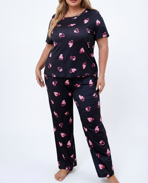 Ensemble de pyjama grande taille pour femme