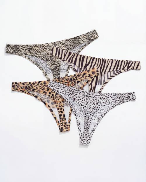 Tanga sans couture taille basse