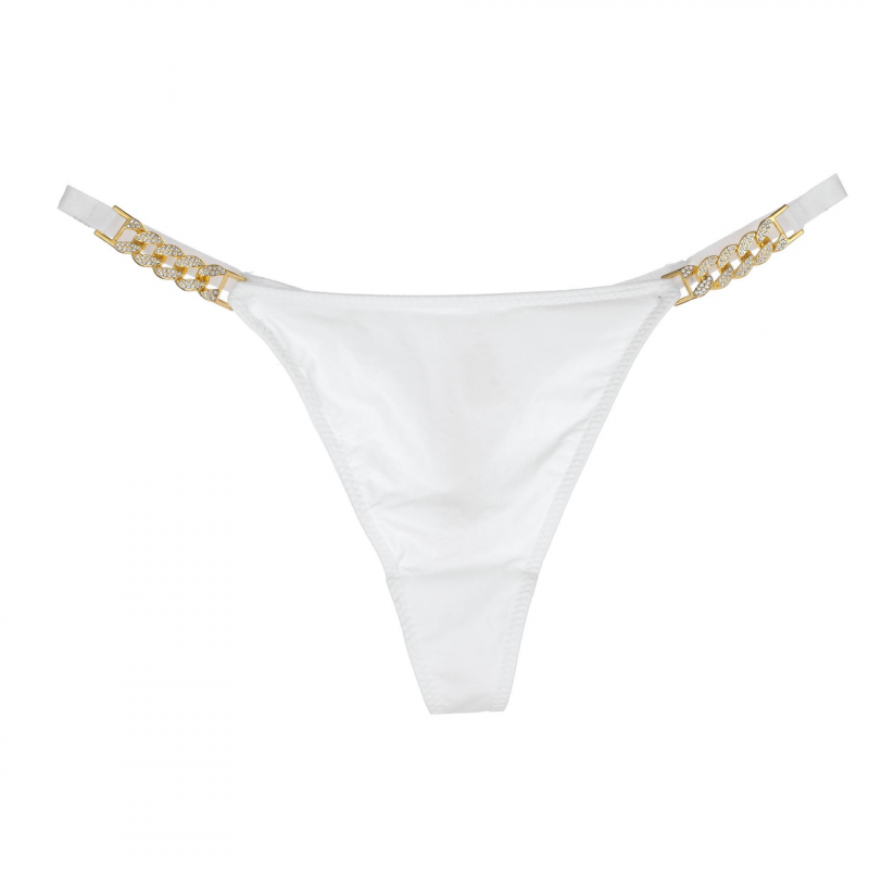 Culotte discrete diamanté