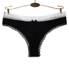 Tanga sexy en coton et spandex
