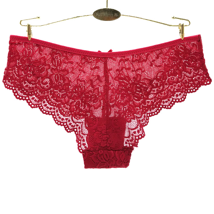 Culotte Sexy en Dentelle Fleurie