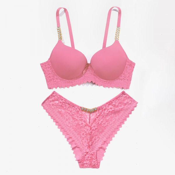 MODEL1RR Ensemble soutien-gorge et culotte pour femme