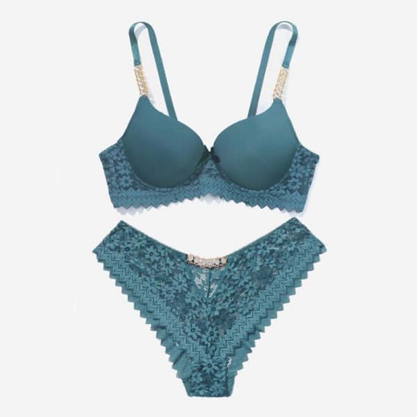 MODEL2F Ensemble soutien-gorge et culotte pour femme