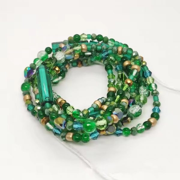 a (2) Chaîne de Corps en Acrylique Style Perlé pour Femme