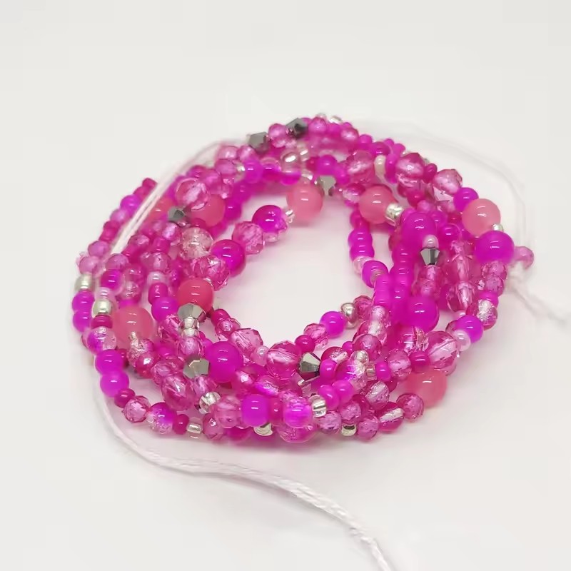 Chaîne de Corps en Acrylique Style Perlé pour Femme