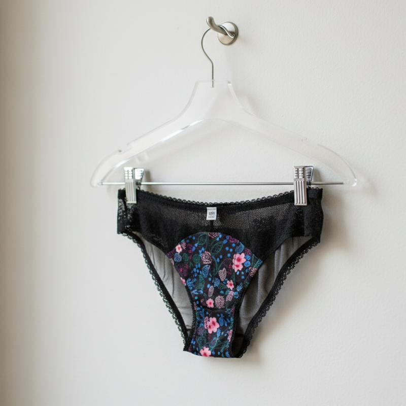 Culotte Bikini en Dentelle Florale – Confort Respirant & Style Sexy