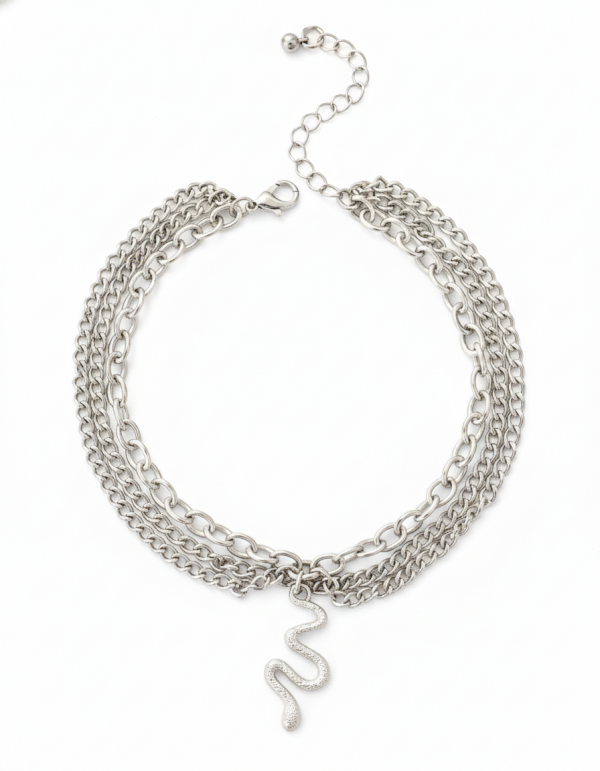 Bracelet de Cheville à Trois Couches