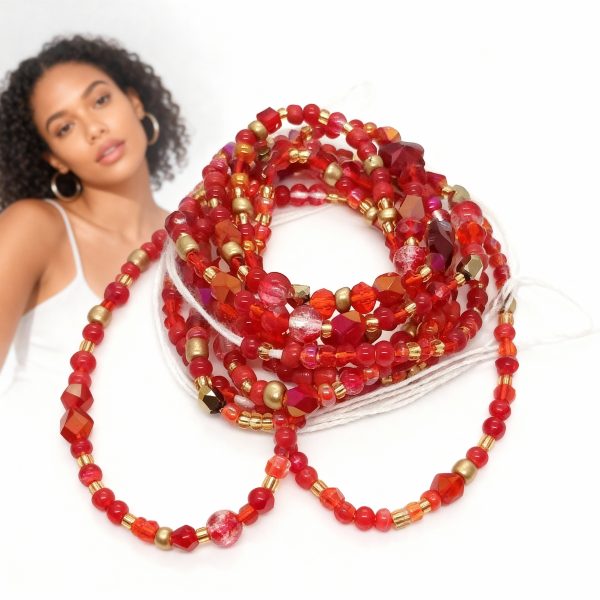 Chaîne de Corps en Acrylique Style Perlé pour Femme