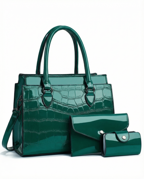 Sac fourre-tout femme en PU motif pierre