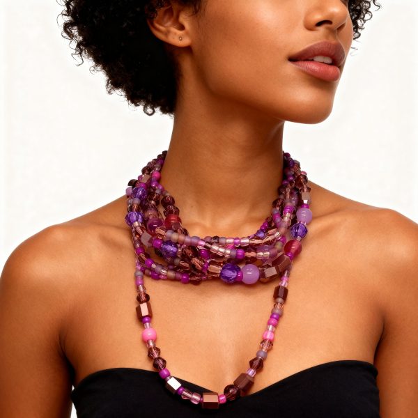 Chaîne de Corps en Acrylique Style Perlé pour Femme