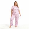 Ensemble de pyjama grande taille pour femme