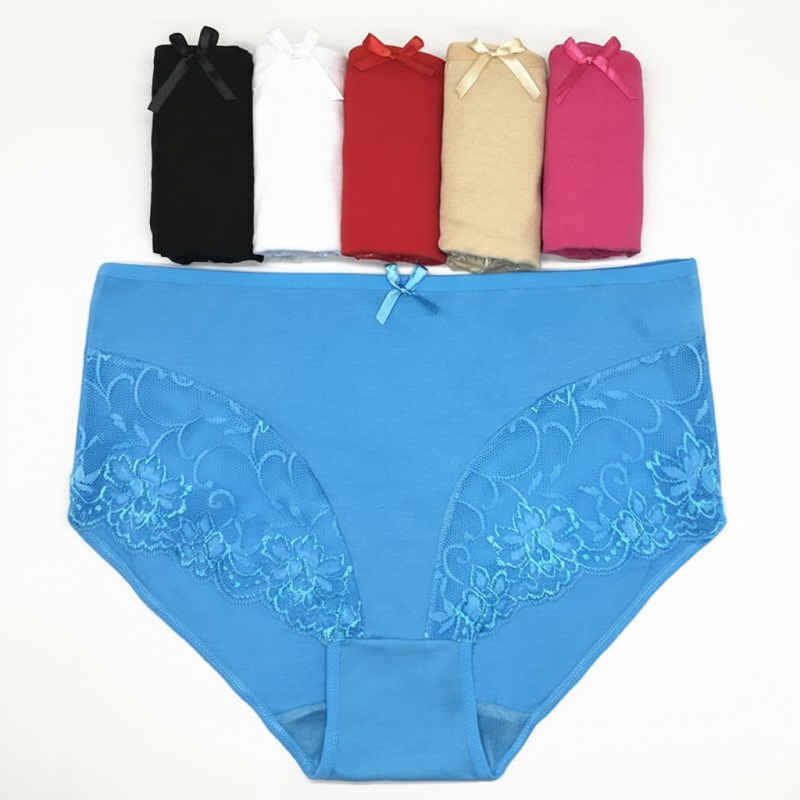 Culotte sexy en coton et spandex pour femme