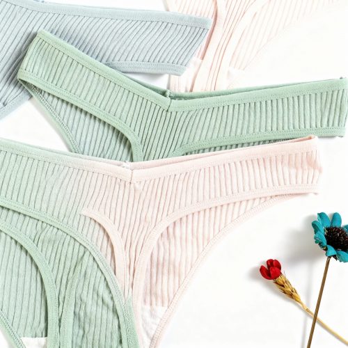 Tanga taille basse en coton modal pour femmes