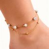 Bracelet de Cheville Double Couche