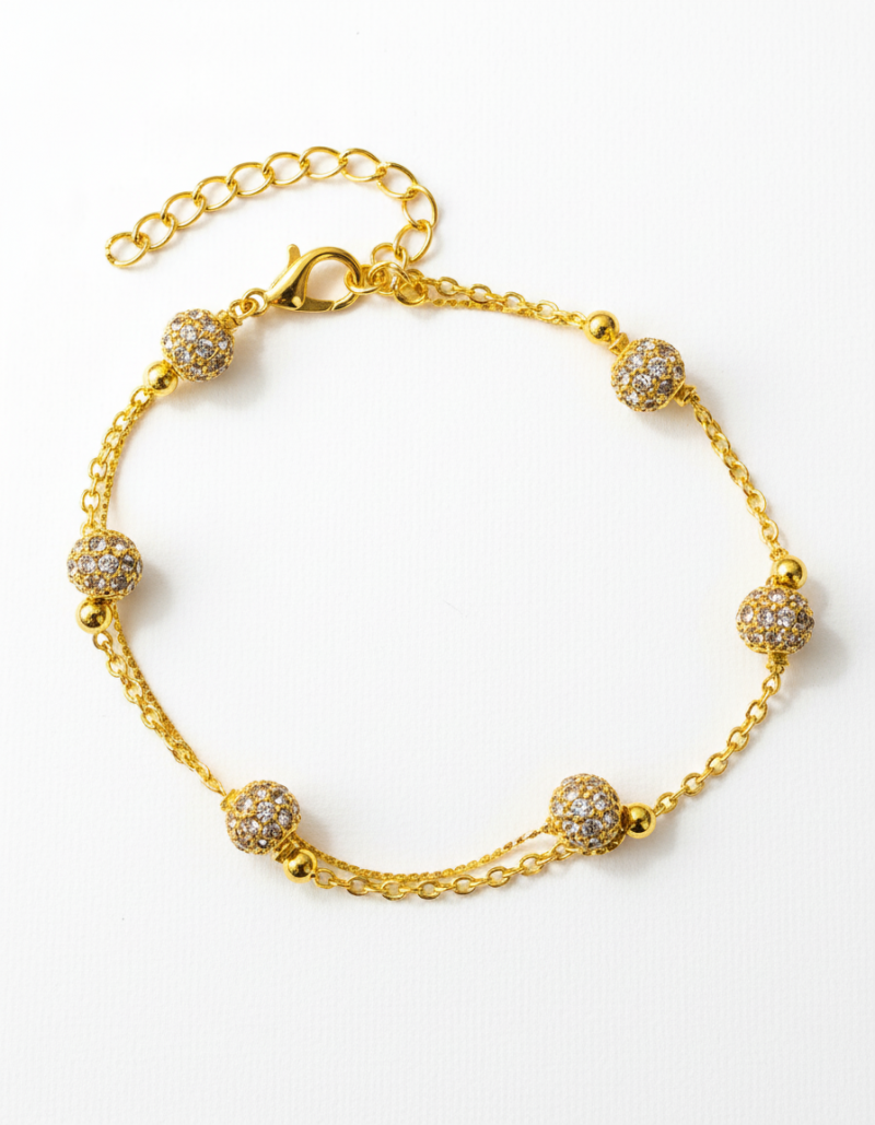 Bracelet de Cheville Double Couche