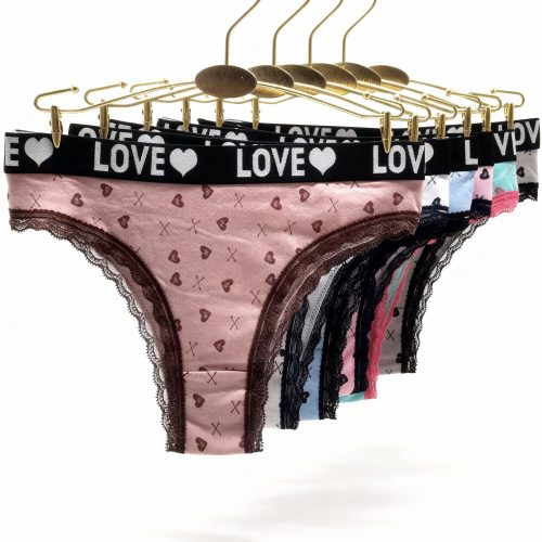 Culotte Bikini Confort Femme en Spandex et Coton