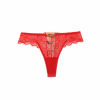 Tanga sexy en dentelle respirant sans couture pour femmes