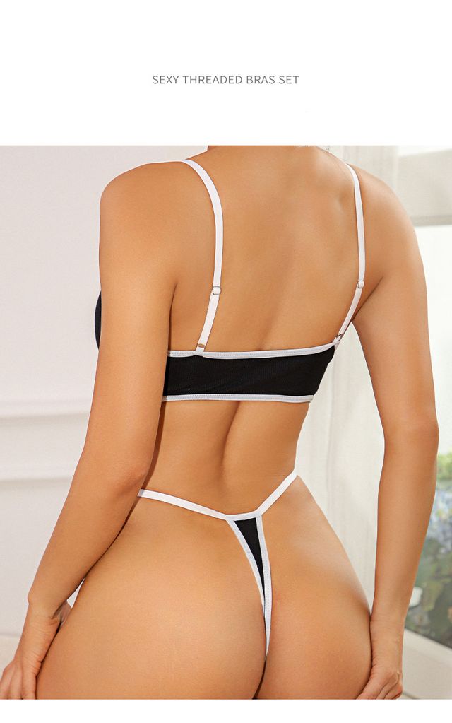 model1w Ensemble Soutien-Gorge Triangulaire et Culotte 9