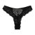 model3wt Tanga transparent en dentelle pour femmes