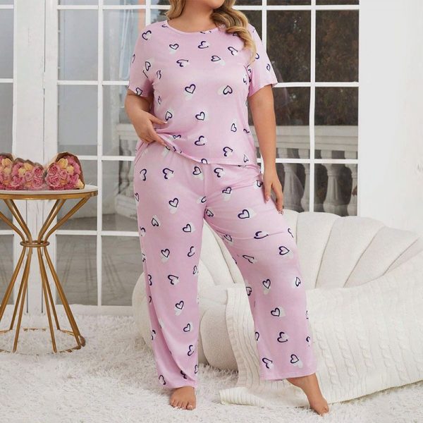 Ensemble de pyjama grande taille pour femme
