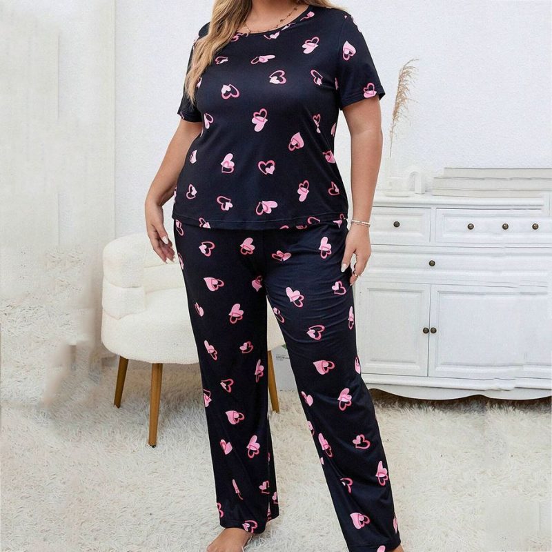 model5bnvb Ensemble de pyjama grande taille pour femme
