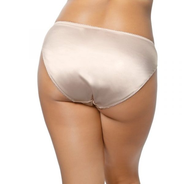 Culotte bikini en satin pour femme