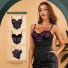 model5re - Copie Corset Femme en Dentelle Vintage